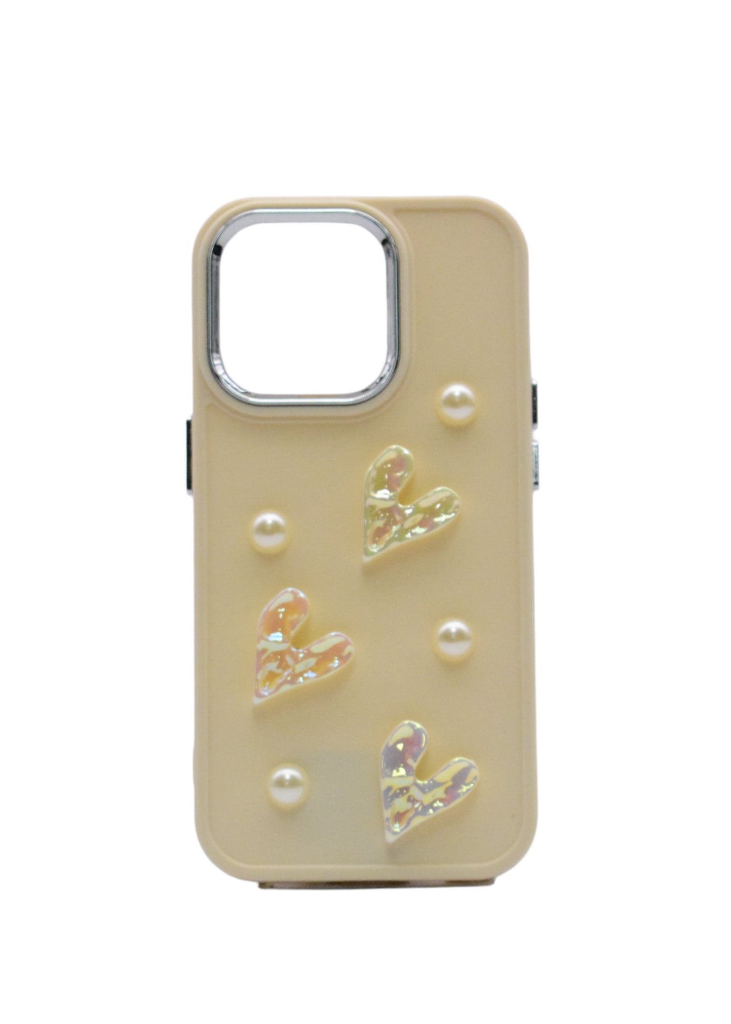 Pearls & Hearts iPhone Case