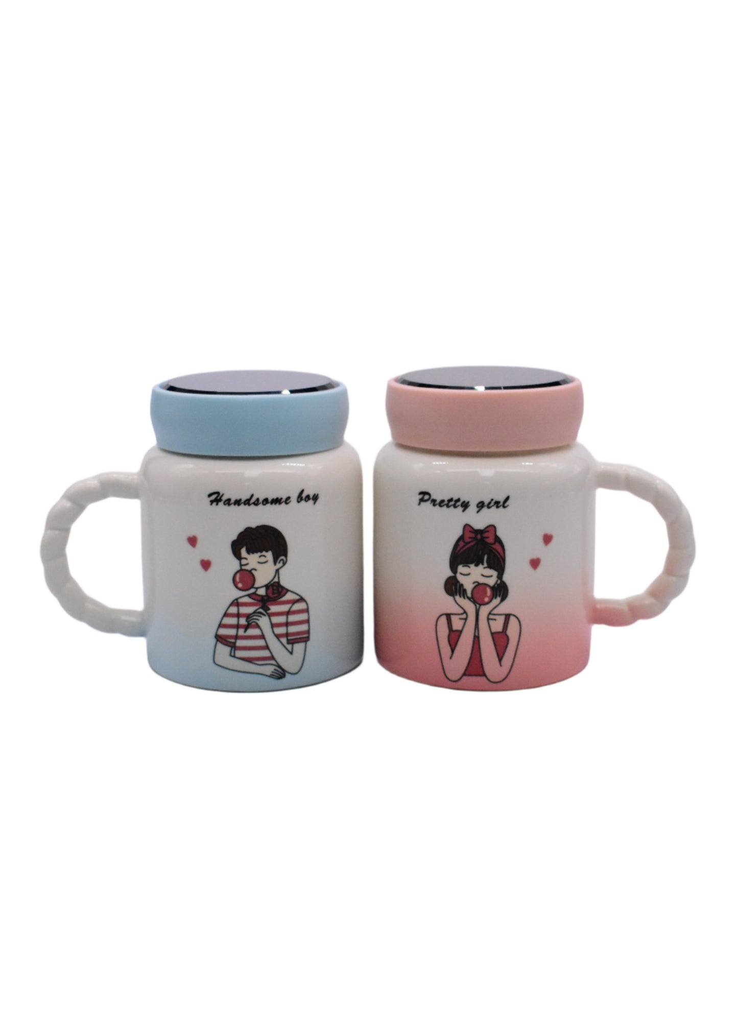 Couple Hot drink with Twist Top