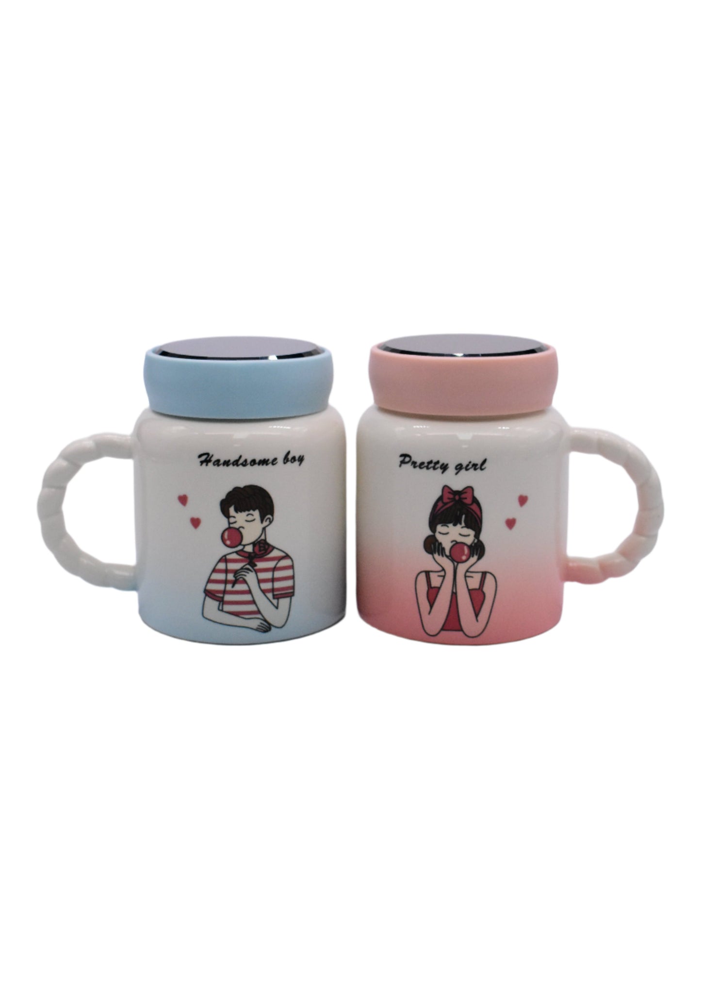 Couple Hot drink with Twist Top