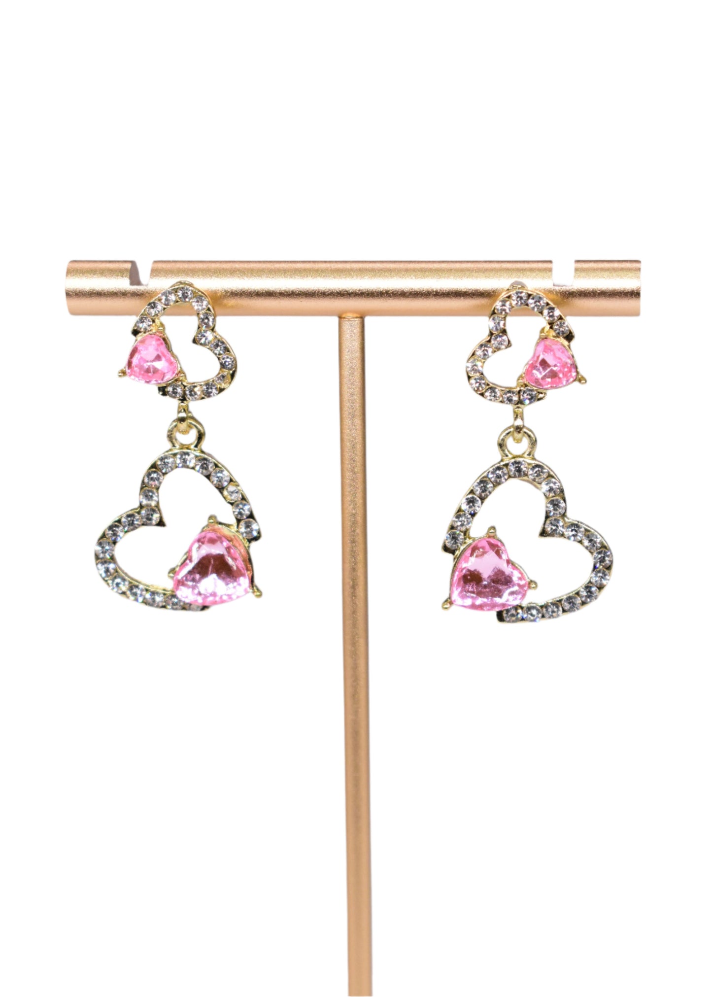 Double Heart Earring