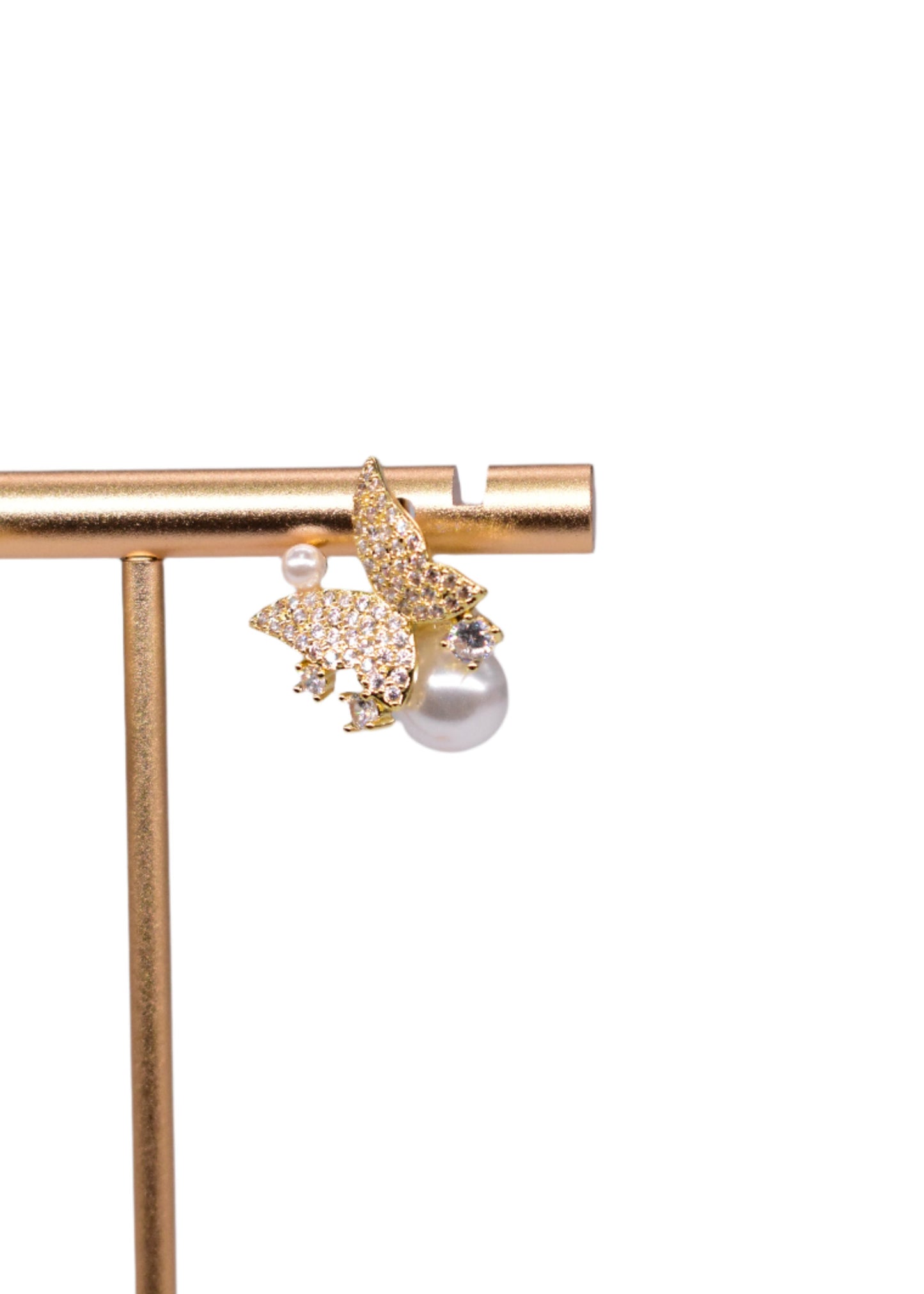 Butterfly Pearl Earring