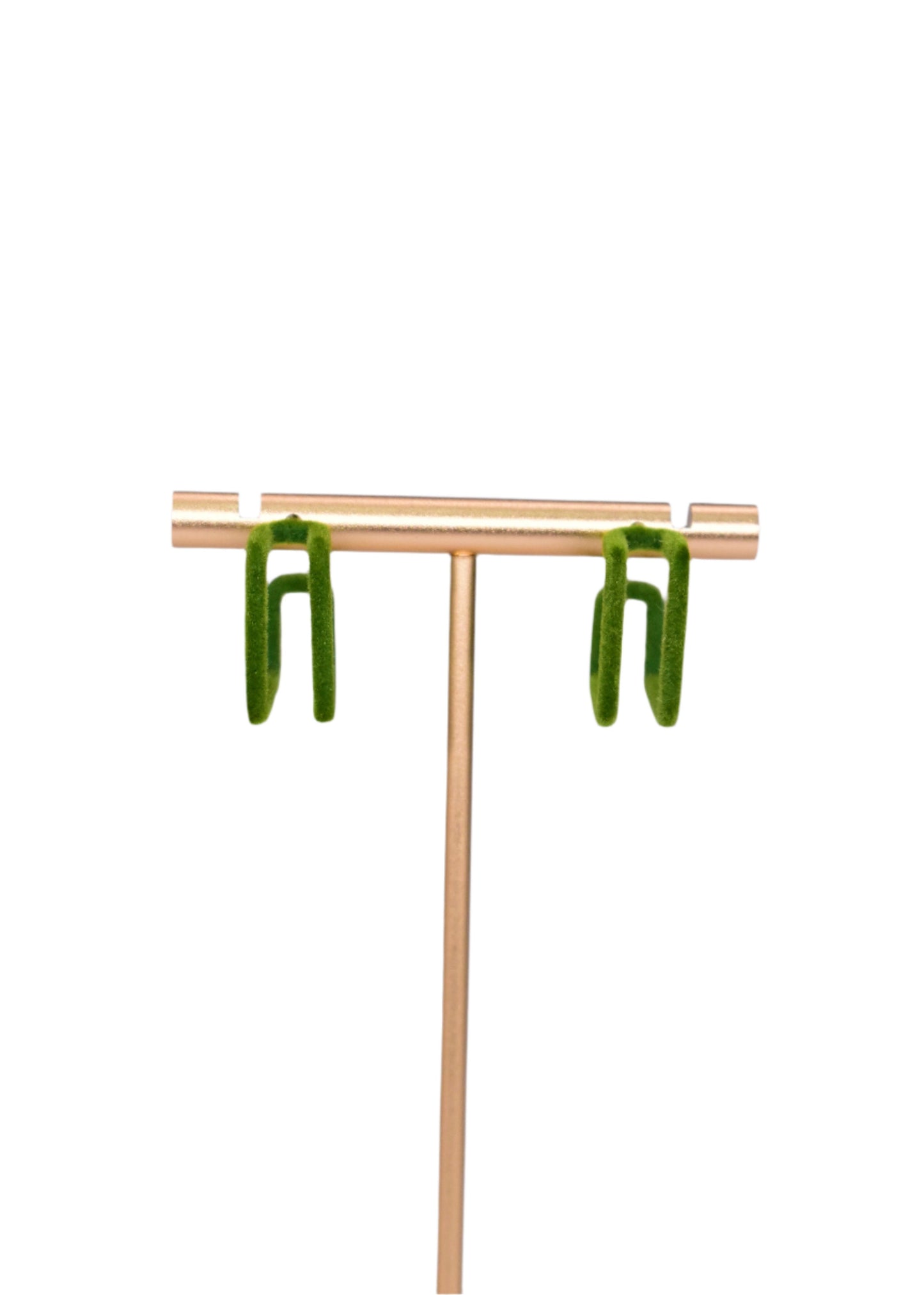 Green Square Earring