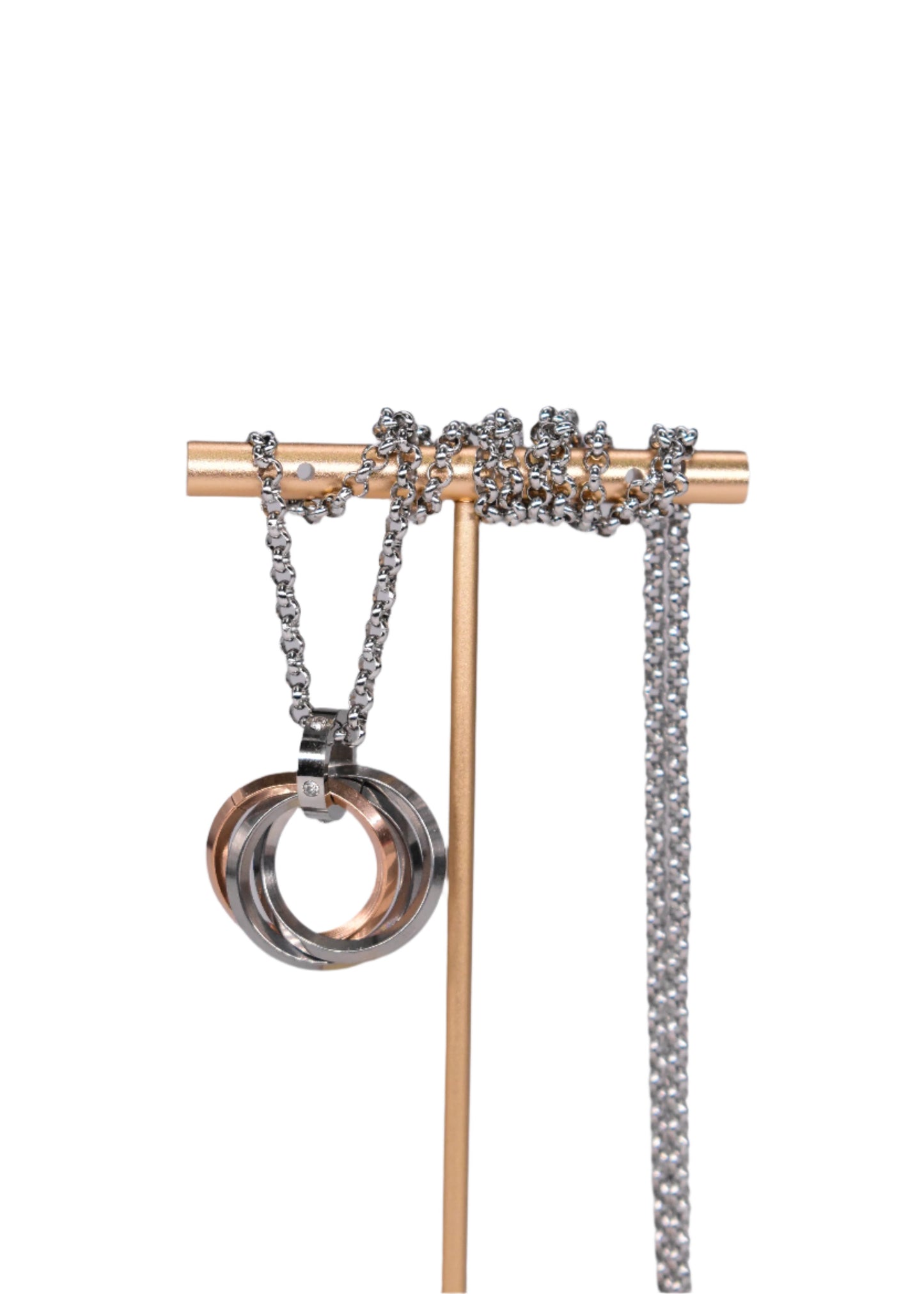 3 Ring Necklace