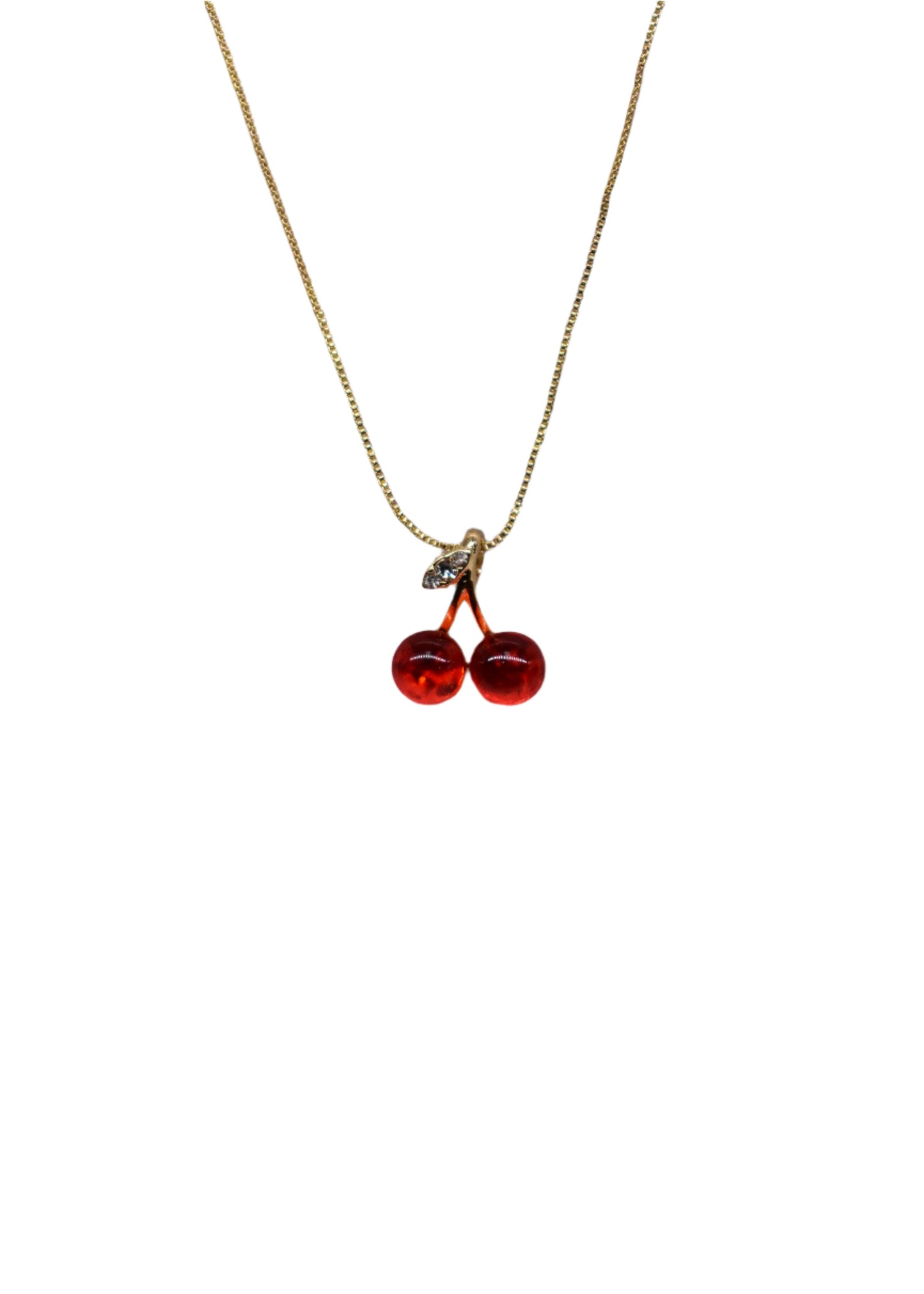 Crystal Cherry Necklace