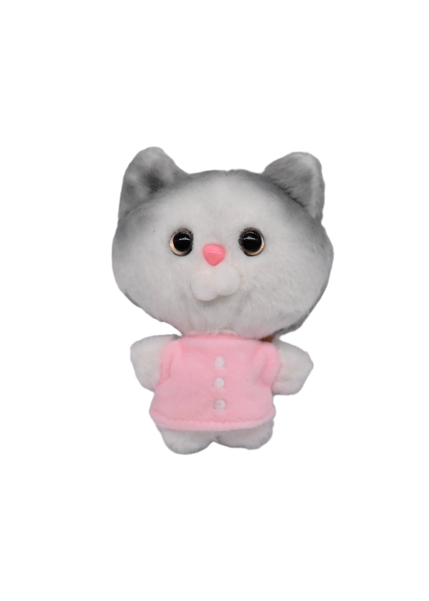 Gray keychain Plush