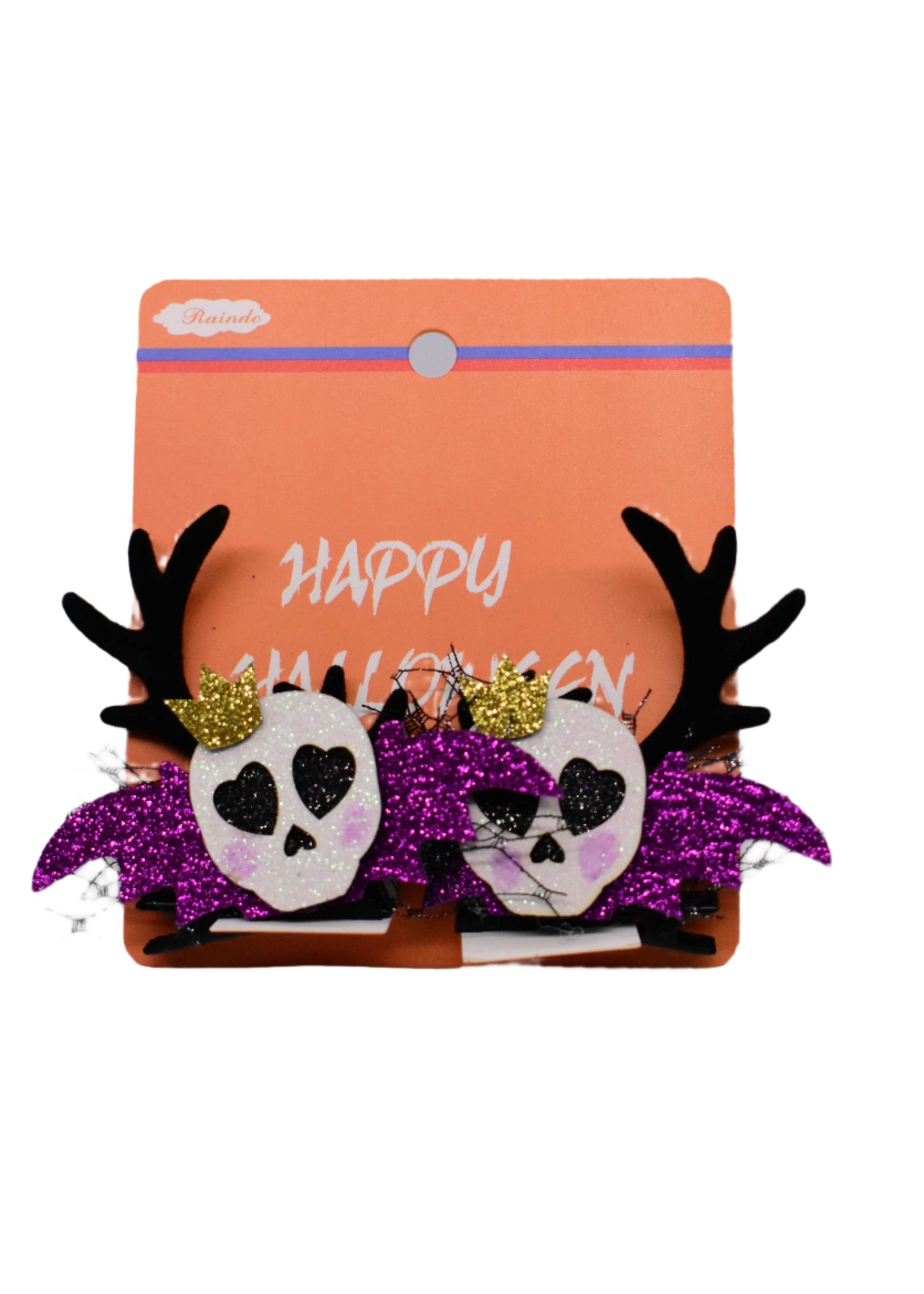 Reindeer Skull Hair Clips