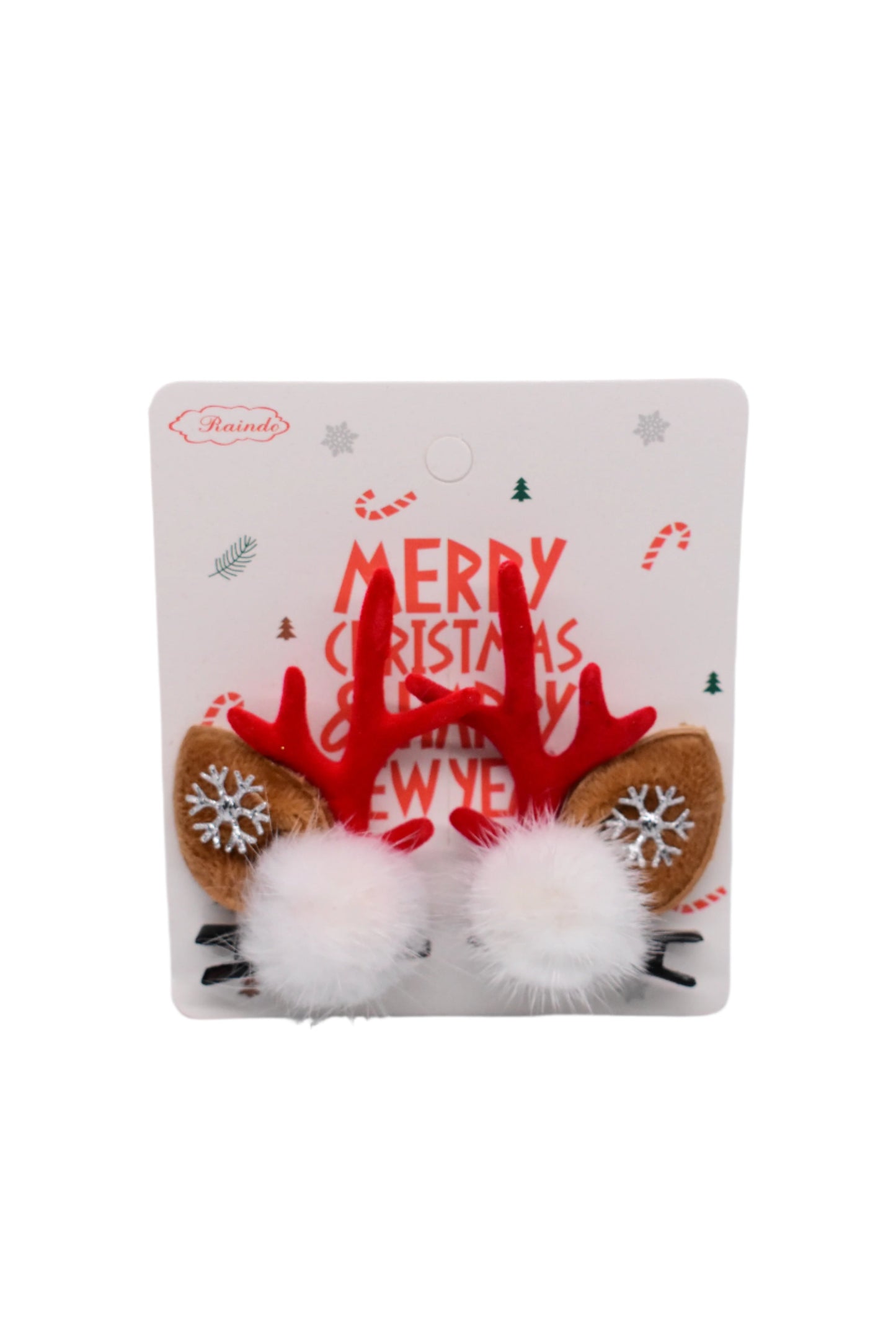 Christmas Reindeer Hair Clips