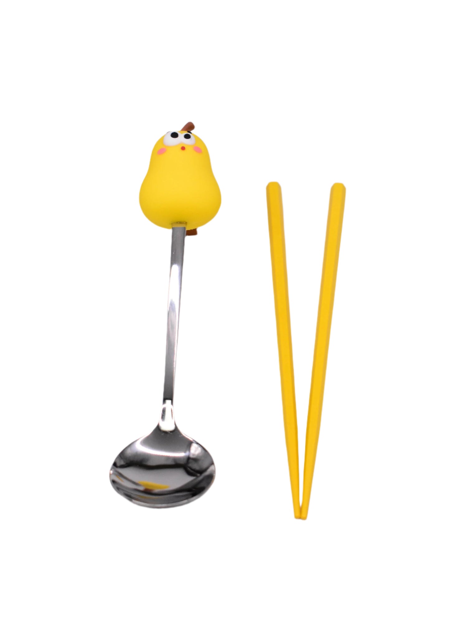 Yellow Chick Spoon & Chopstick Set