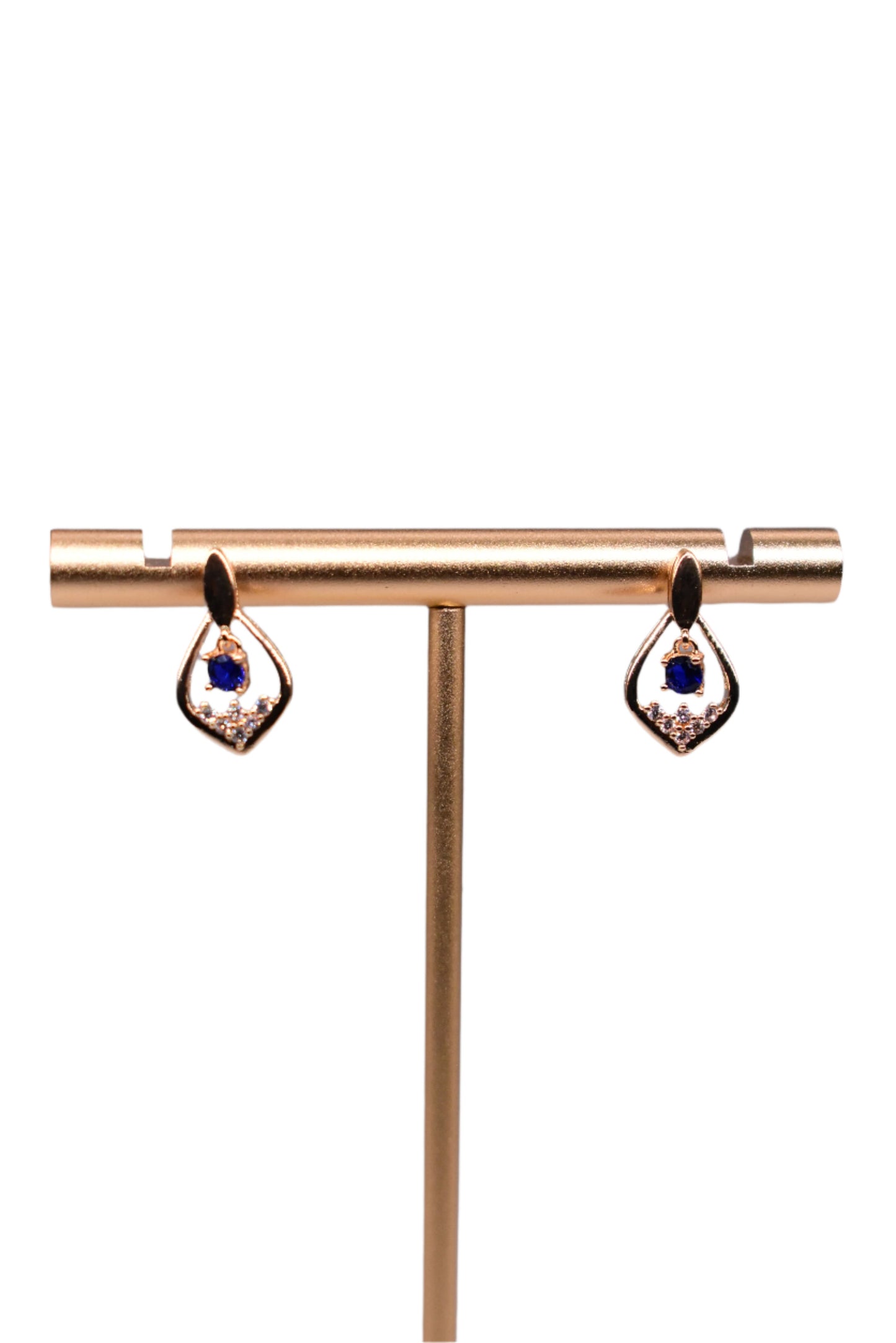 Purple Crystal Earring