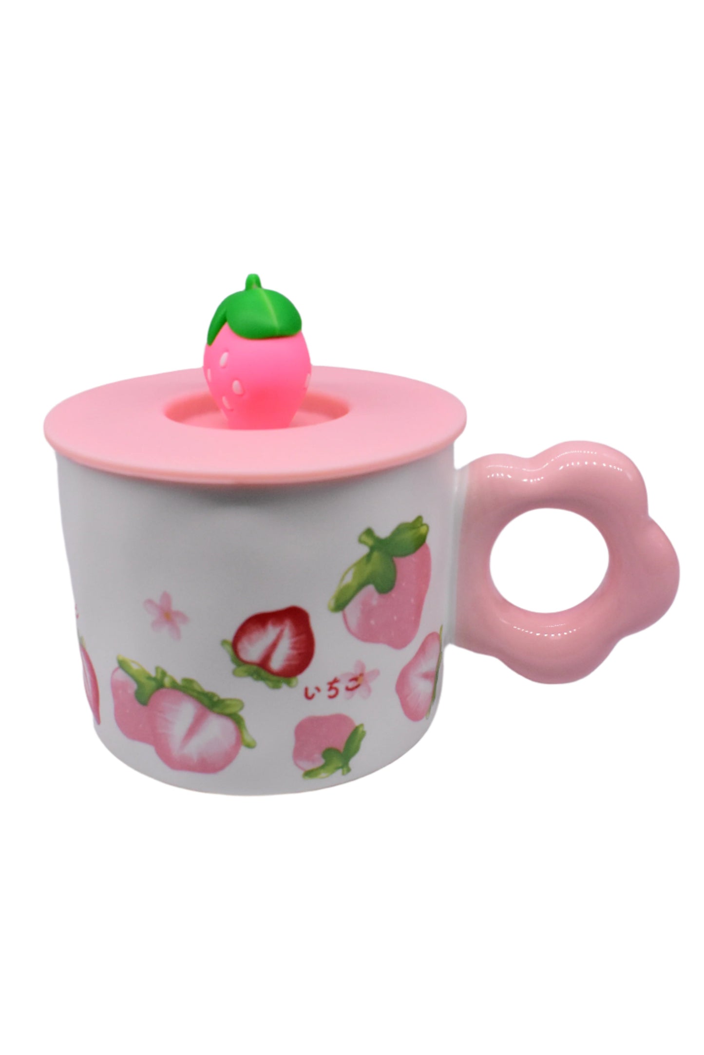 Strawberry mug with Lid
