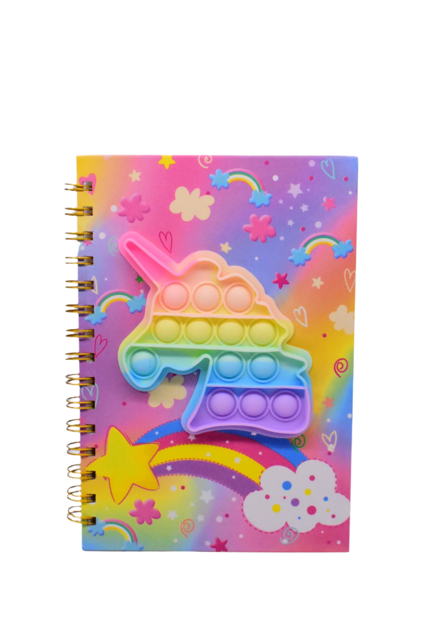 Silicone Pop Fidget Notebook