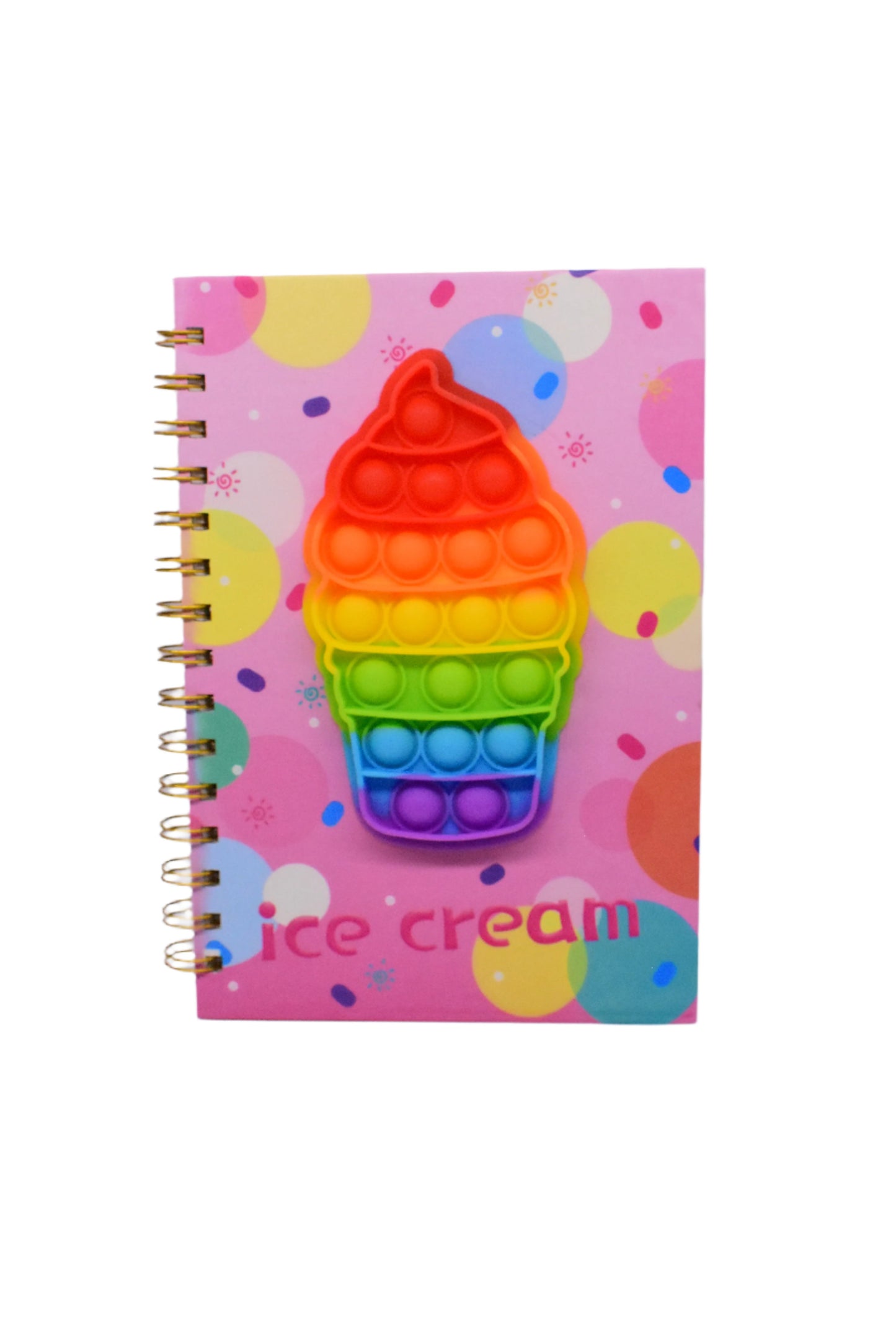Silicone Pop Fidget Notebook