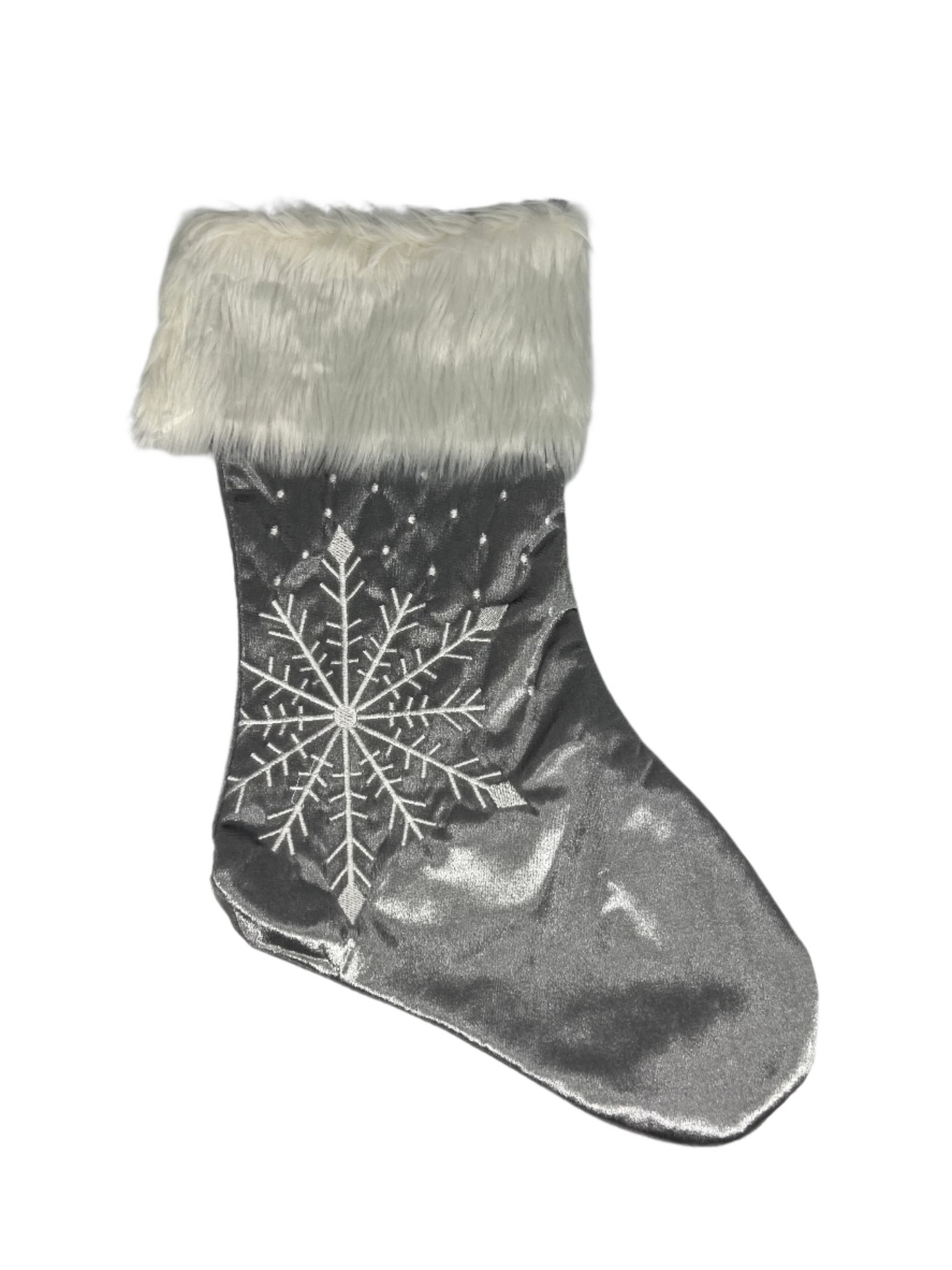 Christmas Stocking Single Snowflake