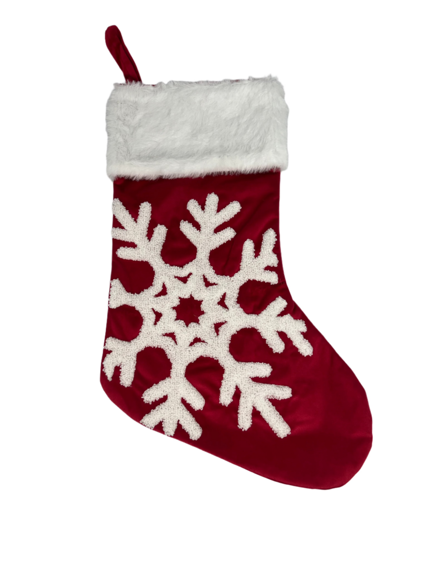 Christmas Stocking Large Snowflake