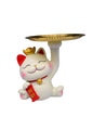 Fortune Cat Sitting Up Item Tray