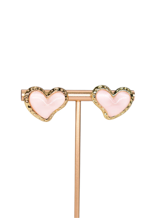 Pink Heart Earring