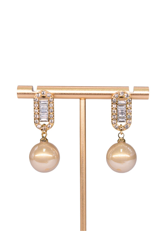 Pearl & Diamond Earring