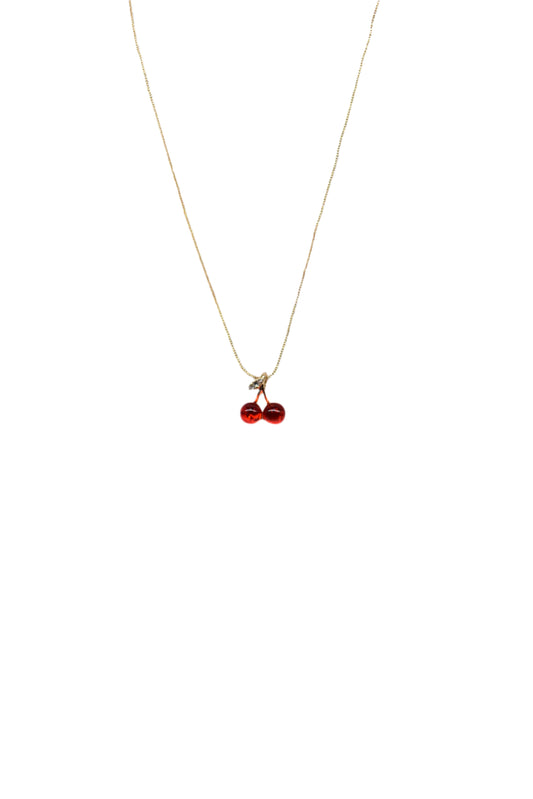 Crystal Cherry Necklace