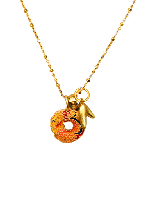 Gold Fish Necklace