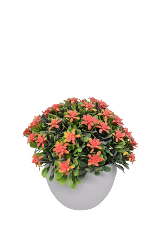 Artificial Pink orange Flower Plant