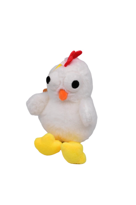 White Chicken keychain Plush