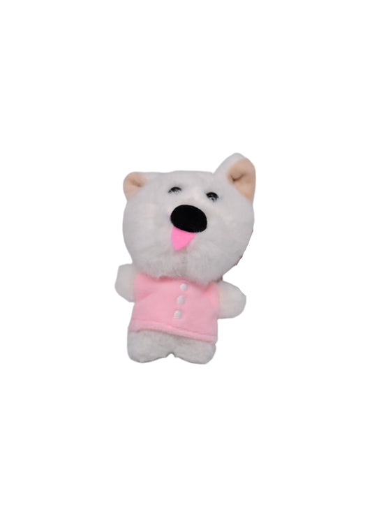 Puppy Pink Tee keychain Plush