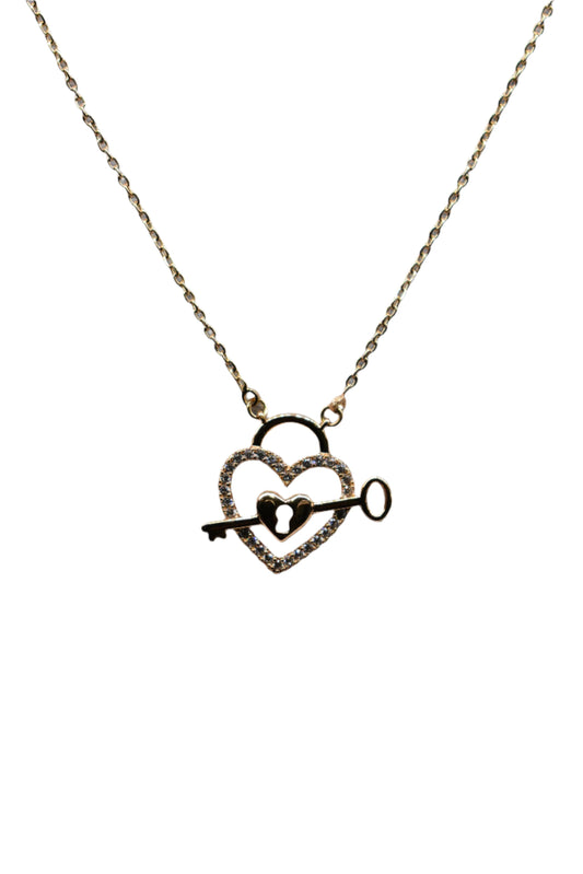 Heart Key Necklace