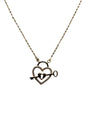 Heart Key Necklace