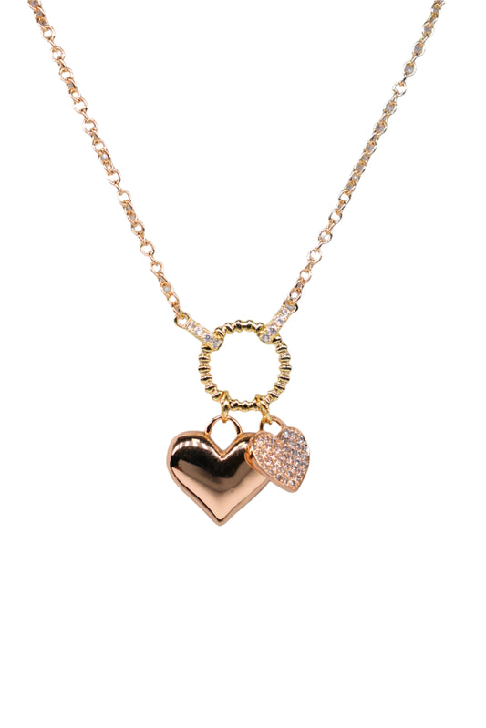 Heart heart Necklace