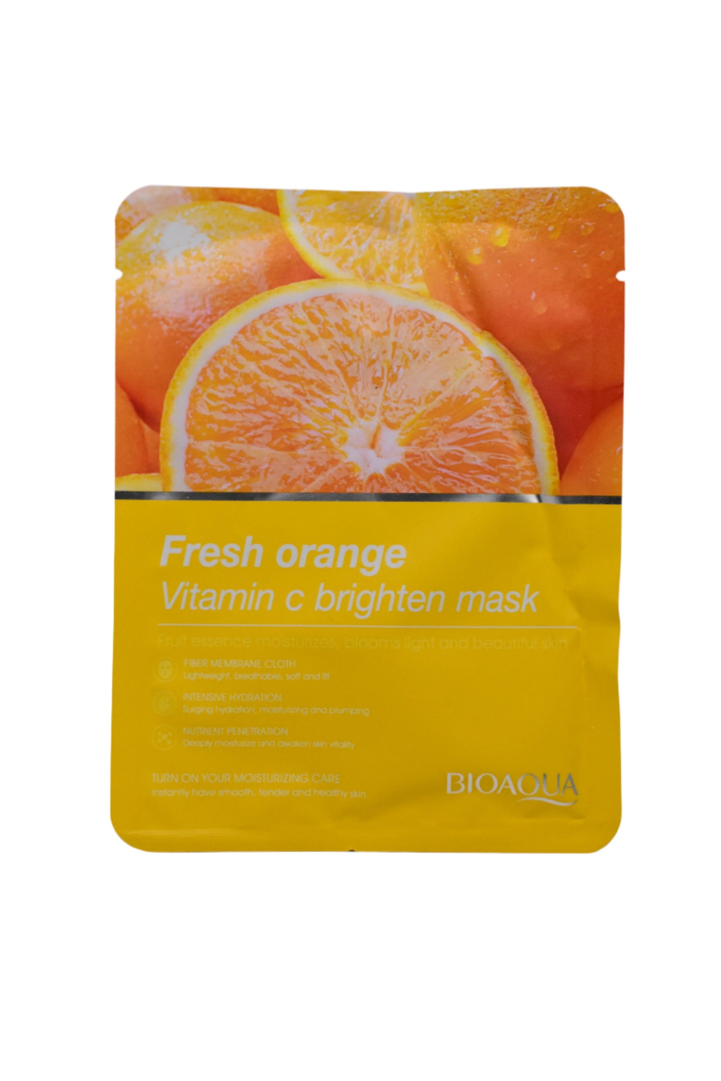 Fresh orange Vitamin c brighten mask