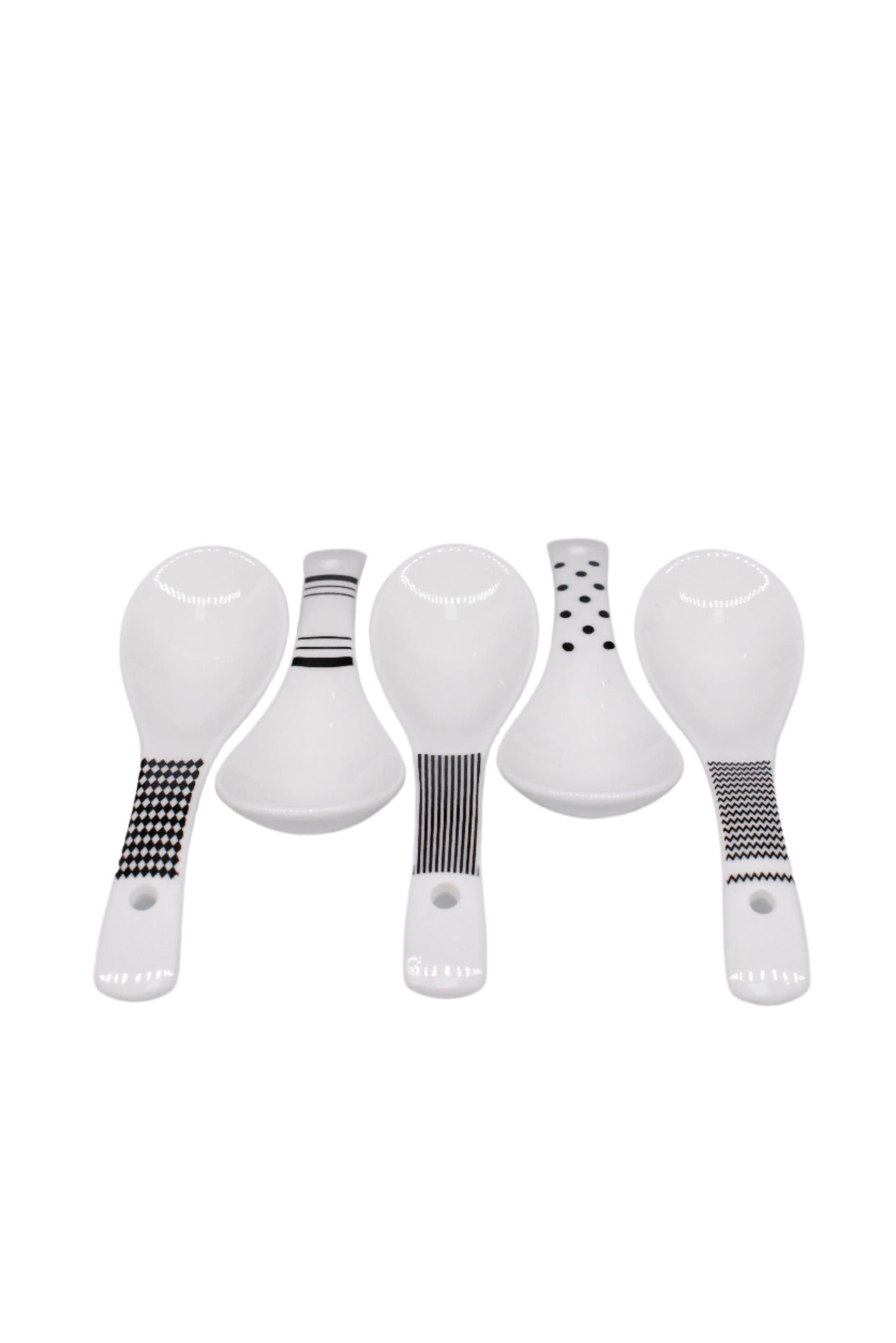 5 pc Ceramic Spoon Set