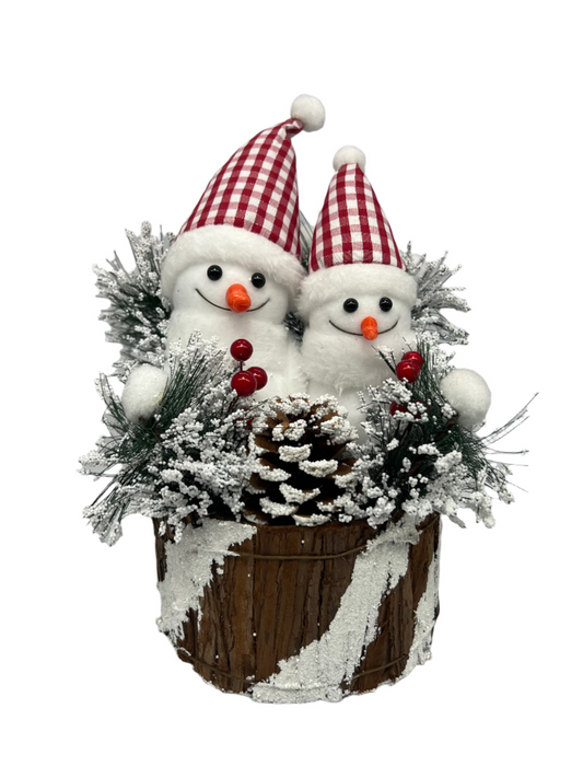 Two Snowman Decor